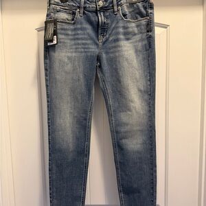 Silver Jeans Women's Faded Blue Skinny Jeans